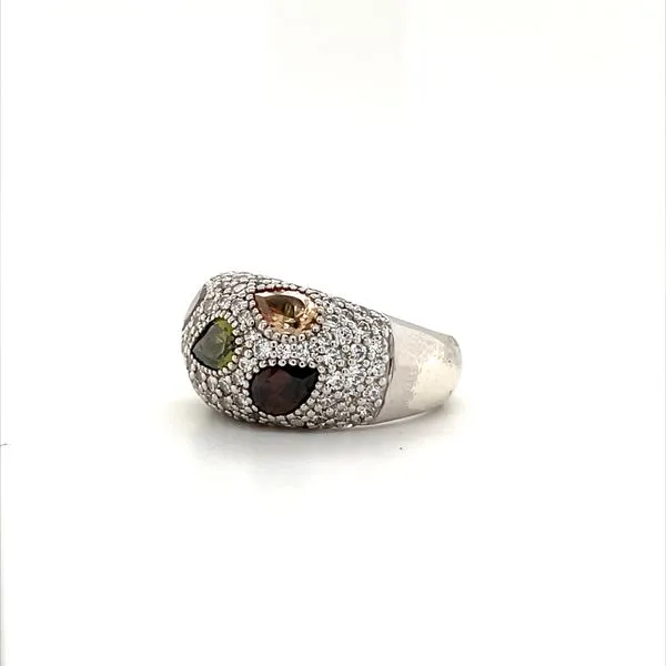 Sterling Silver Estate Cubic Zirconia Ring Image 2 Minor Jewelry Inc. Nashville, TN