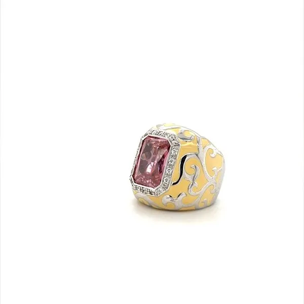 Sterling Silver Estate Cubic Zirconia Ring Image 2 Minor Jewelry Inc. Nashville, TN