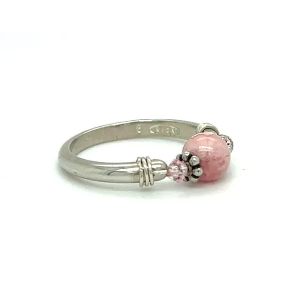 Sterling Silver Estate Rhodochrosite Ring Image 2 Minor Jewelry Inc. Nashville, TN