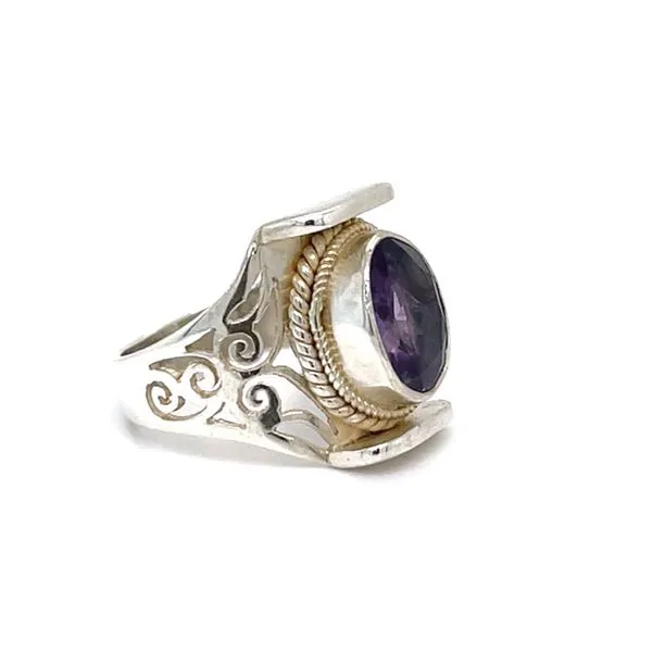 Sterling Silver Estate Amythyst Ring Image 2 Minor Jewelry Inc. Nashville, TN