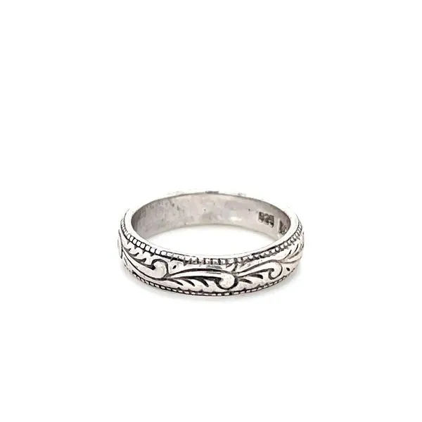 Sterling Silver Estate Filigree Band Image 2 Minor Jewelry Inc. Nashville, TN