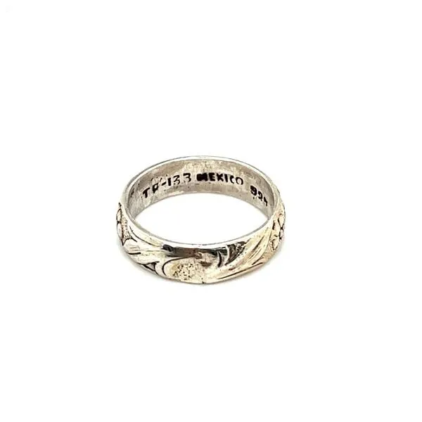 Sterling Silver Estate Floral Filigree Band Minor Jewelry Inc. Nashville, TN