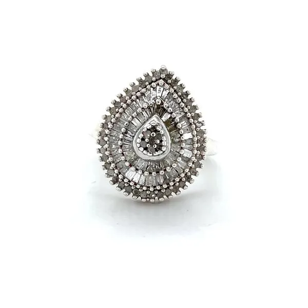 Sterling Silver Estate Diamond Ring Minor Jewelry Inc. Nashville, TN