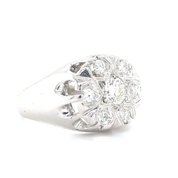14KW Diamond Cluster Estate Fashion Ring Image 3 Minor Jewelry Inc. Nashville, TN