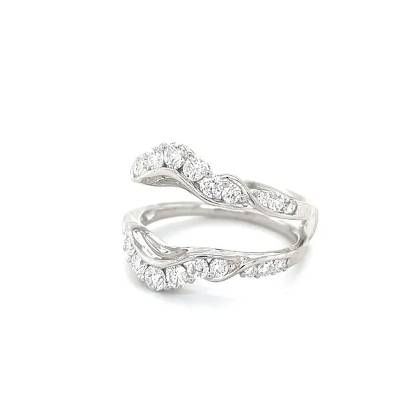 14KW Estate Curved Diamond Jacket Ring