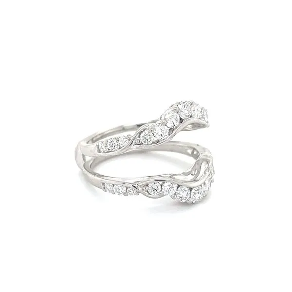 14KW Estate Curved Diamond Jacket Ring