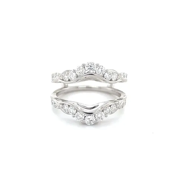 14KW Estate Curved Diamond Jacket Ring