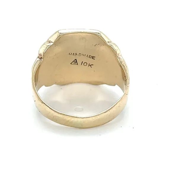 10K Yelllow Gold Estate 16x12.5mm Square Signet Ring Image 5 Minor Jewelry Inc. Nashville, TN