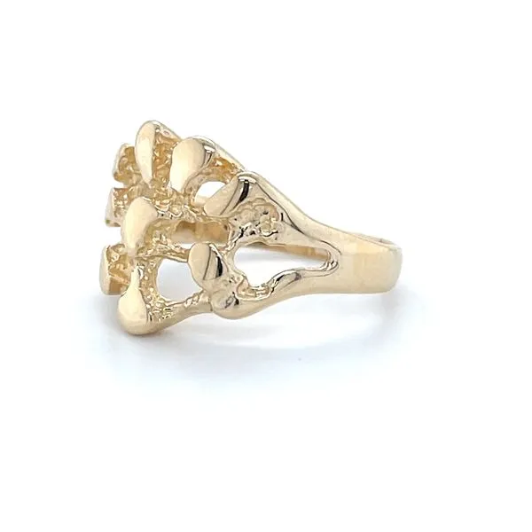14K Yellow Gold Estate Nugget Ring Image 2 Minor Jewelry Inc. Nashville, TN