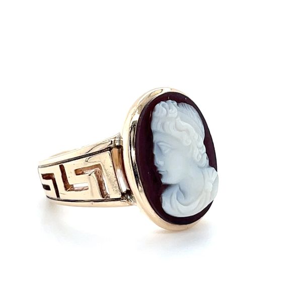 10K Yellow Gold Estate True Onyx Cameo Ring Image 2 Minor Jewelry Inc. Nashville, TN