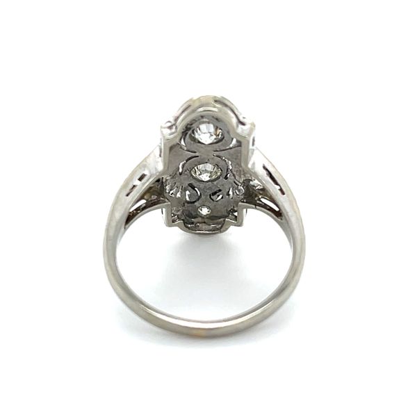 18K White Gold Estate 0.43cttw Mined Diamond Ring Image 4 Minor Jewelry Inc. Nashville, TN