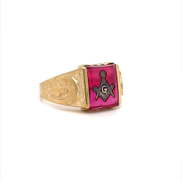 10K Yellow Gold Estate Ruby Ring Image 2 Minor Jewelry Inc. Nashville, TN