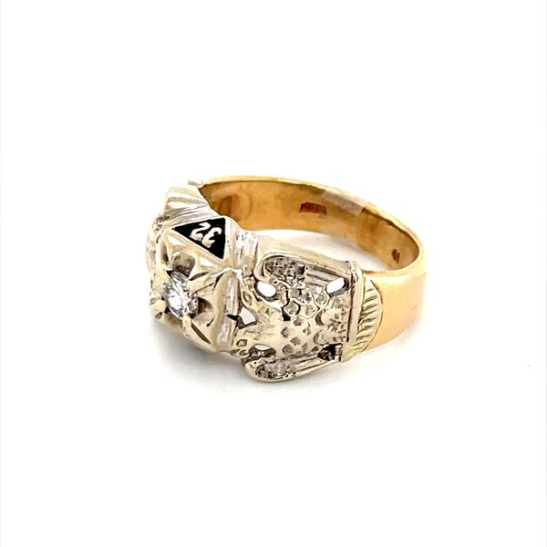 10K Yellow and White Gold Estate Diamond Class Ring Image 2 Minor Jewelry Inc. Nashville, TN
