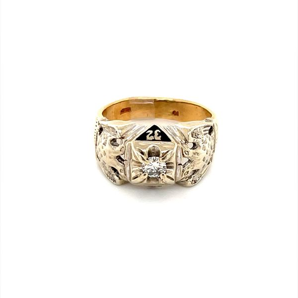 10K Yellow and White Gold Estate Diamond Class Ring Minor Jewelry Inc. Nashville, TN