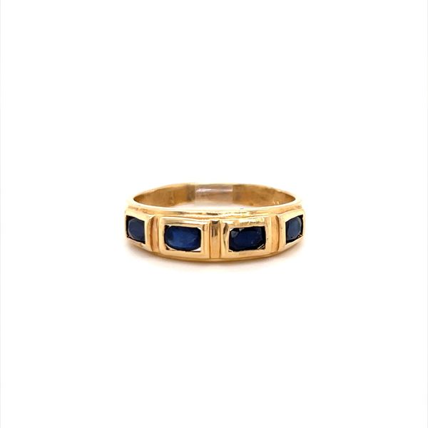 14K Yellow Gold Estate Sapphire Ring Minor Jewelry Inc. Nashville, TN