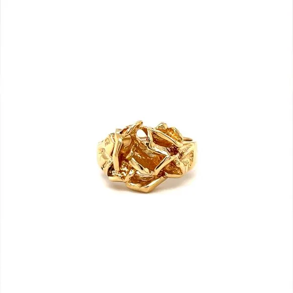 14K Yellow Gold Estate Nugget Ring similar item image