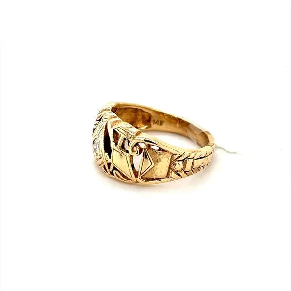 14K Yellow Gold Estate Diamond Ring Image 2 Minor Jewelry Inc. Nashville, TN