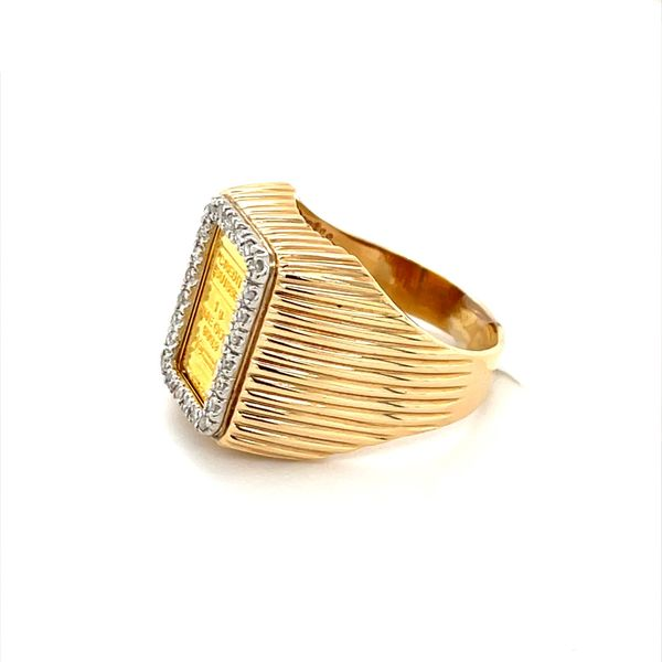 14K Yellow Gold Estate 1 gram Swiss Credit Coin Fashion Ring Image 2 Minor Jewelry Inc. Nashville, TN