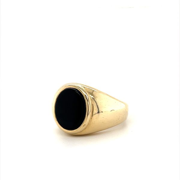 14K Yellow Gold Estate Onyx Ring Minor Jewelry Inc. Nashville, TN