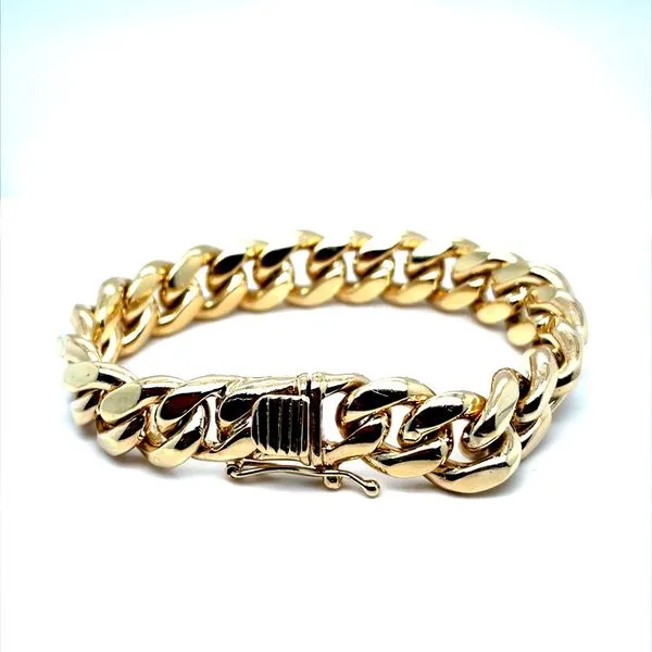 14K Yellow Gold Curb Link Chain Bracelet Image 2 Minor Jewelry Inc. Nashville, TN