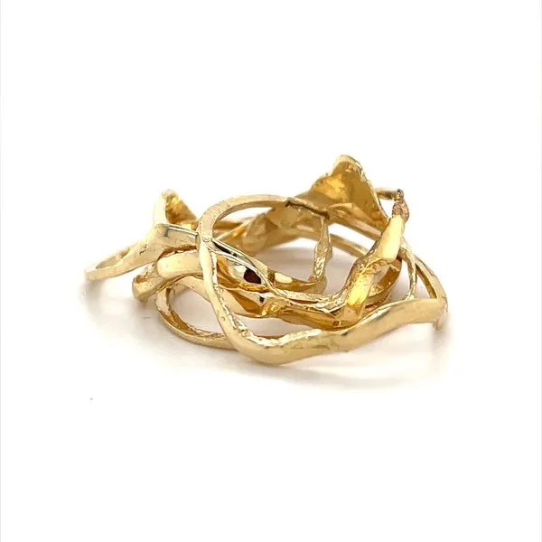 18K Yellow Gold Estate Puzzle Ring Image 2 Minor Jewelry Inc. Nashville, TN