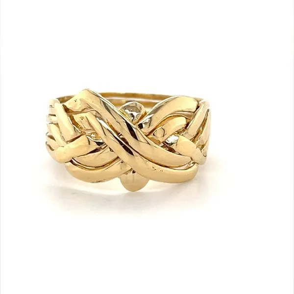 18K Yellow Gold Estate Puzzle Ring Minor Jewelry Inc. Nashville, TN
