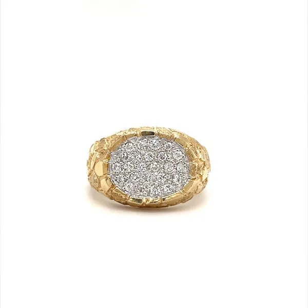 14K Yellow Gold Estate Diamond Ring