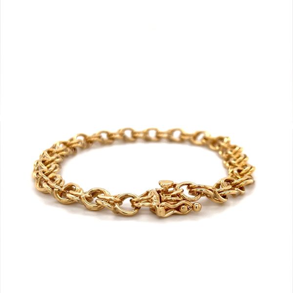 14K Yellow Gold Estate Fancy Link Bracelet Minor Jewelry Inc. Nashville, TN
