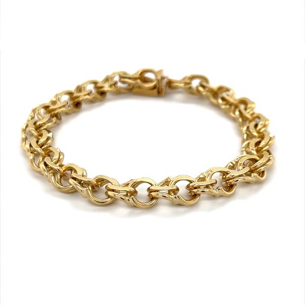 14K Yellow Gold Estate Fancy Link Bracelet Minor Jewelry Inc. Nashville, TN