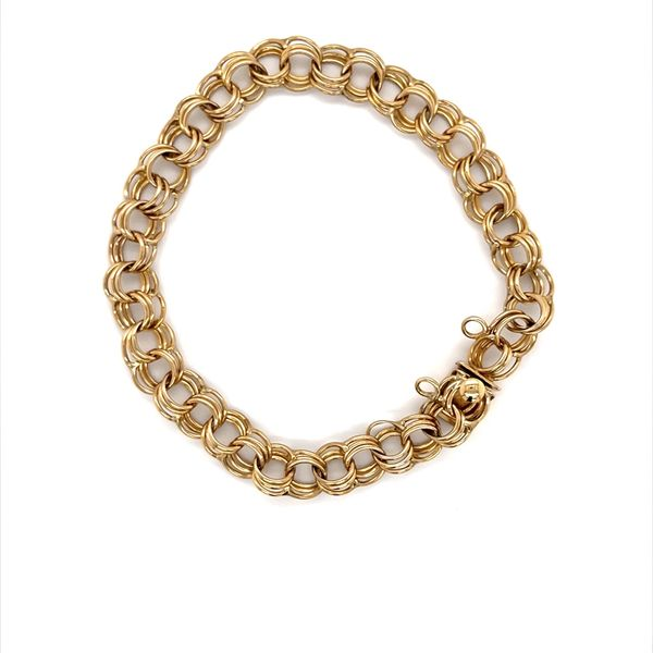 10K Yellow Gold Estate Fancy Link Bracelet Image 2 Minor Jewelry Inc. Nashville, TN