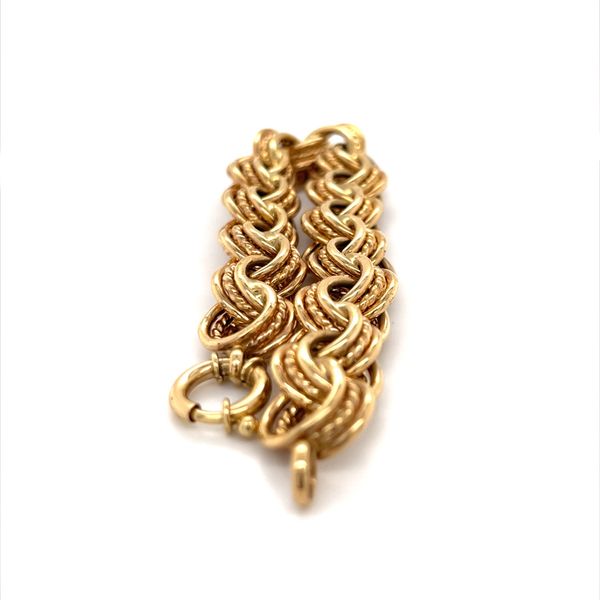 14K Yellow Gold Estate Triple Link Bracelet Image 2 Minor Jewelry Inc. Nashville, TN