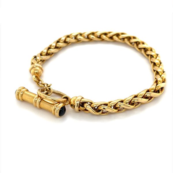 14K Yellow Gold Estate Byzantine Bracelet with Toggle Clasp Minor Jewelry Inc. Nashville, TN