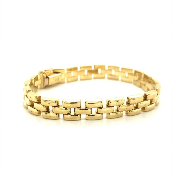 18K Yellow Gold Estate Link Bracelet Image 2 Minor Jewelry Inc. Nashville, TN