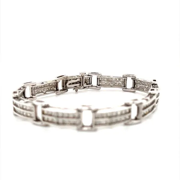 10K White Gold Estate Diamond Tennis Bracelet Image 2 Minor Jewelry Inc. Nashville, TN