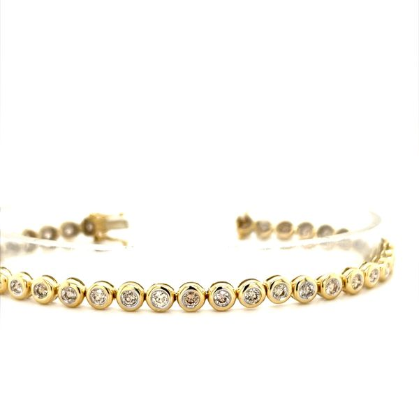 14K Yellow Gold Estate Diamond Bracelet Minor Jewelry Inc. Nashville, TN