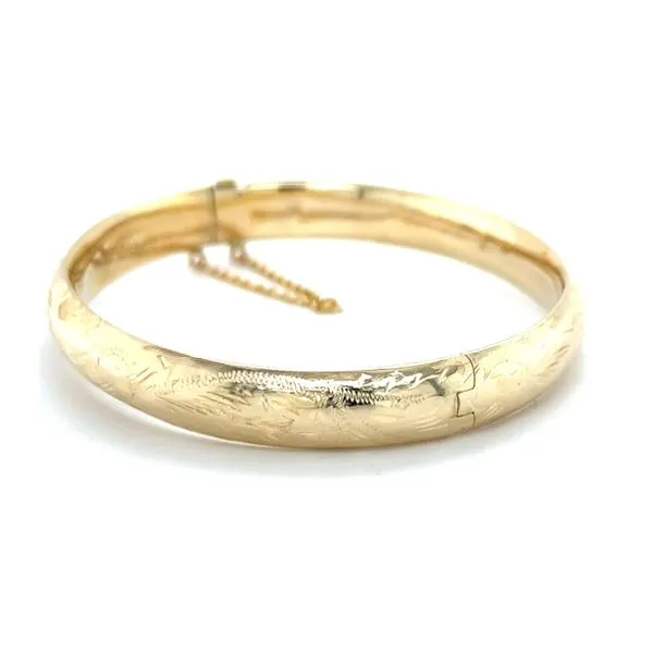 14K Yellow Gold Estate Bangle Bracelet Image 2 Minor Jewelry Inc. Nashville, TN