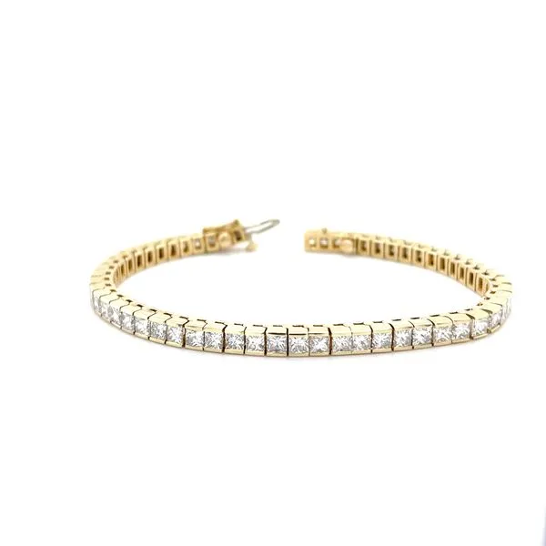 14K Yellow Gold Diamond Tennis Bracelet with Detatchable 14K Yellow Gold Jacket Image 2 Minor Jewelry Inc. Nashville, TN