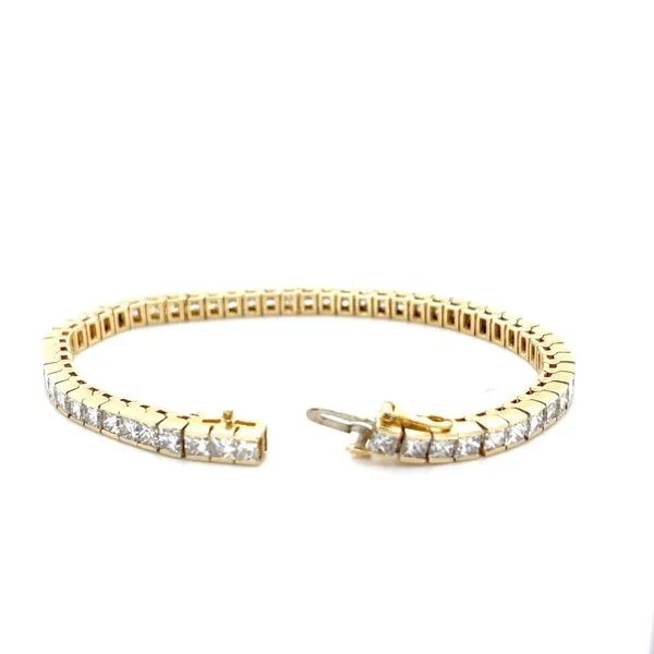 14K Yellow Gold Diamond Tennis Bracelet with Detatchable 14K Yellow Gold Jacket Image 3 Minor Jewelry Inc. Nashville, TN