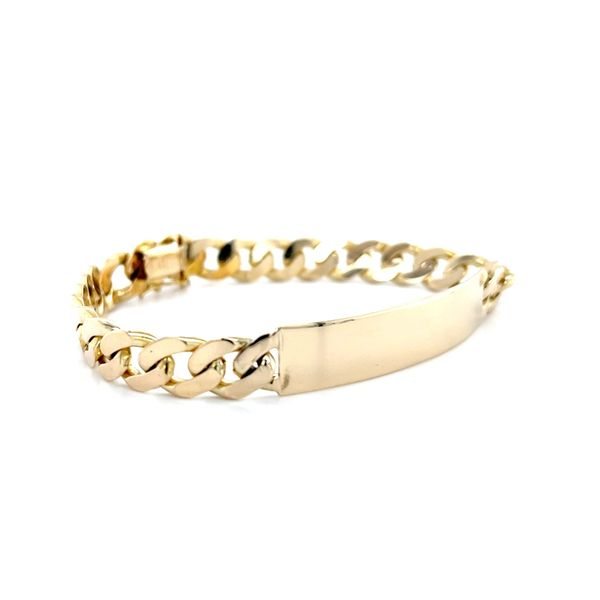14K Yellow Gold Estate Engravable Chain Bracelet Image 3 Minor Jewelry Inc. Nashville, TN