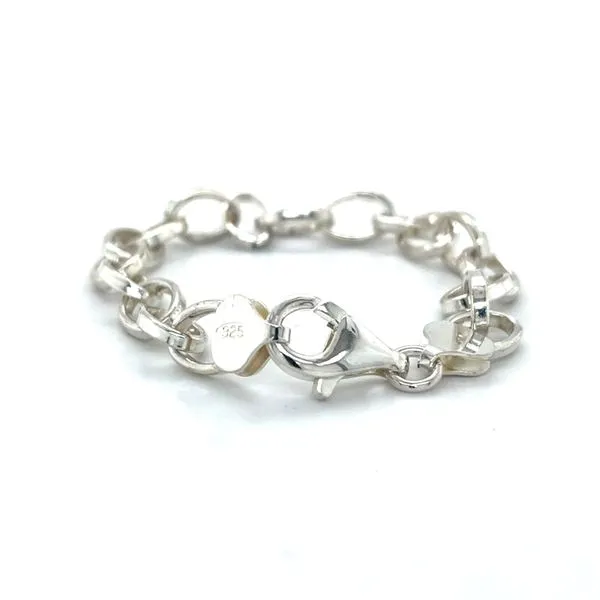 Sterling Silver Estate Fancy Rolo Bracelet Image 3 Minor Jewelry Inc. Nashville, TN