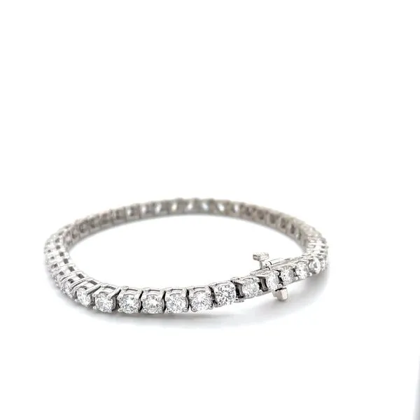 14KW Estate Diamond Tennis Bracelet Image 2 Minor Jewelry Inc. Nashville, TN