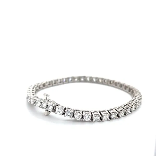 14KW Estate Diamond Tennis Bracelet Image 3 Minor Jewelry Inc. Nashville, TN