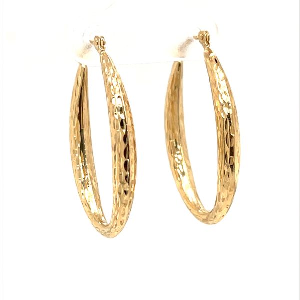 10K Yellow Gold Estate Hoop Earrings Minor Jewelry Inc. Nashville, TN