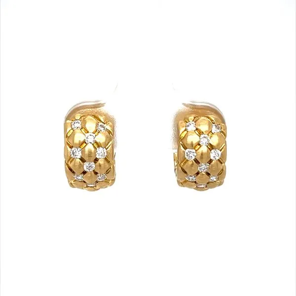 18K Yellow Gold Estate Earrings Minor Jewelry Inc. Nashville, TN