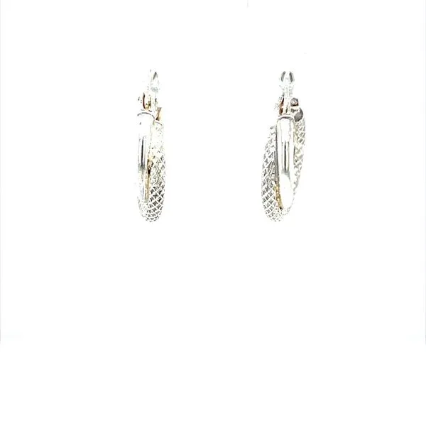 925 Sterling Silver Estate Hoop Earrings Image 2 Minor Jewelry Inc. Nashville, TN