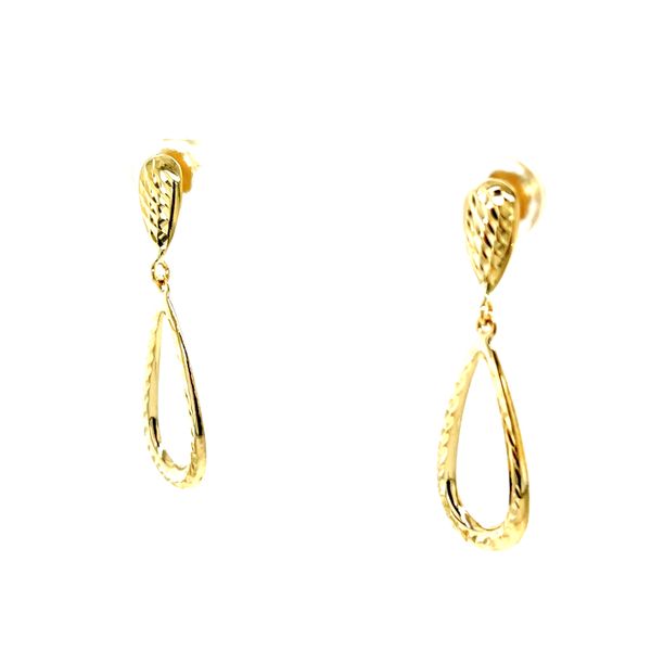 14K Yellow Gold Estate Earrings Image 3 Minor Jewelry Inc. Nashville, TN