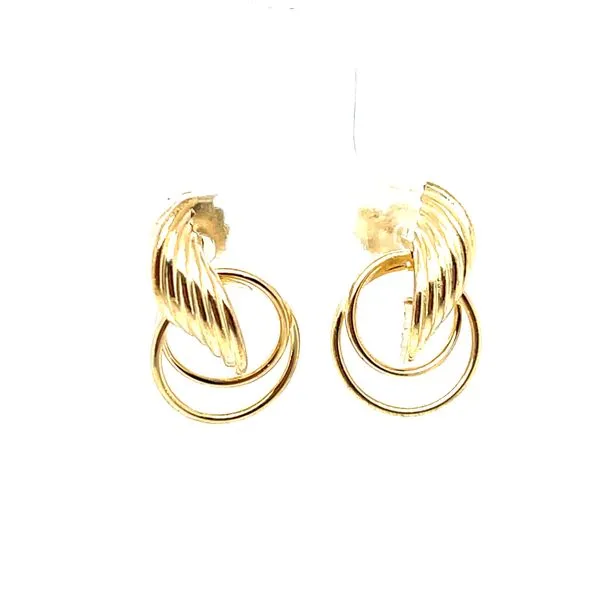 14K Yellow Gold Estate Earrings Minor Jewelry Inc. Nashville, TN