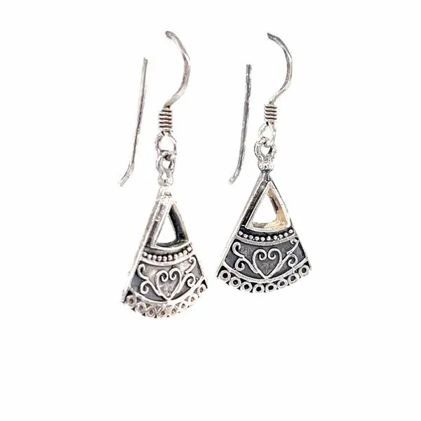 Sterling Silver Estate Filigree Earrings Image 2 Minor Jewelry Inc. Nashville, TN