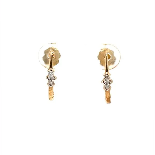 10K Yellow Gold Estate Diamond Earrings Minor Jewelry Inc. Nashville, TN