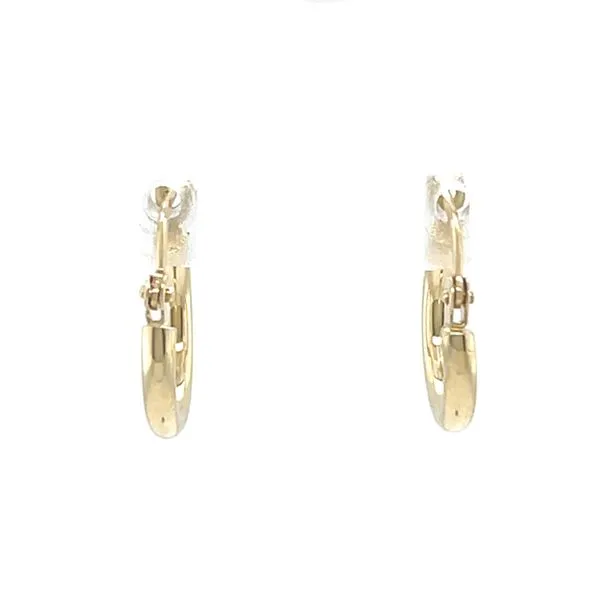 14K Yellow Gold Estate Small 2mm Hoop Earrings Minor Jewelry Inc. Nashville, TN